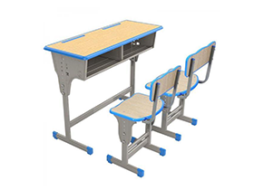 2 seats School desks and chairs