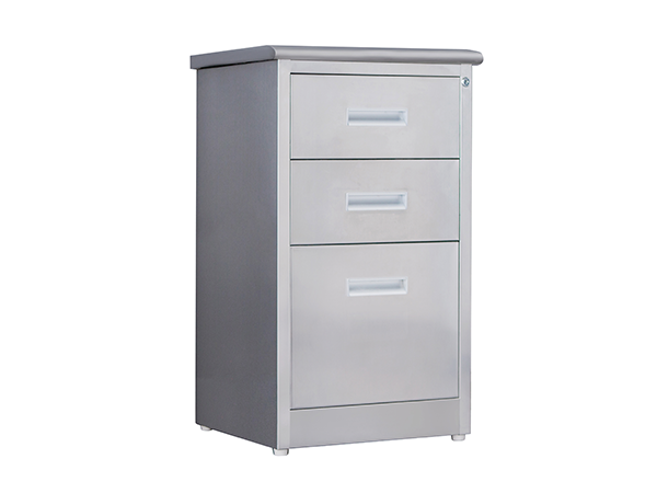 stainless 3 drawer medicine cabinet