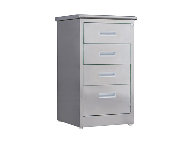 stainless 4 drawer medicine cabinet