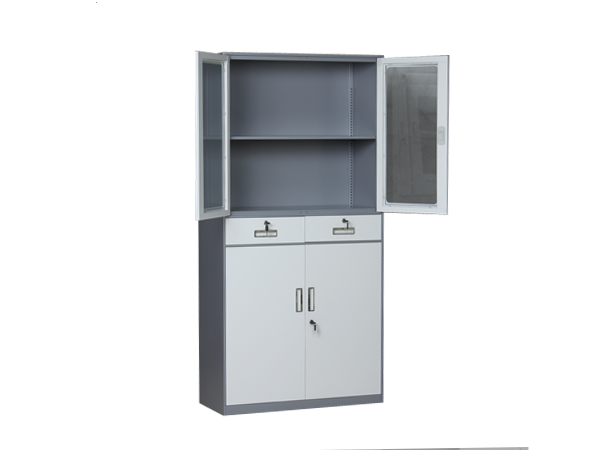 10mm thin edge 2 Middle Drawers Steel File Cabinet