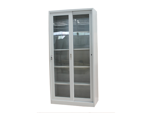 Glass Sliding Door Storage Cabinet