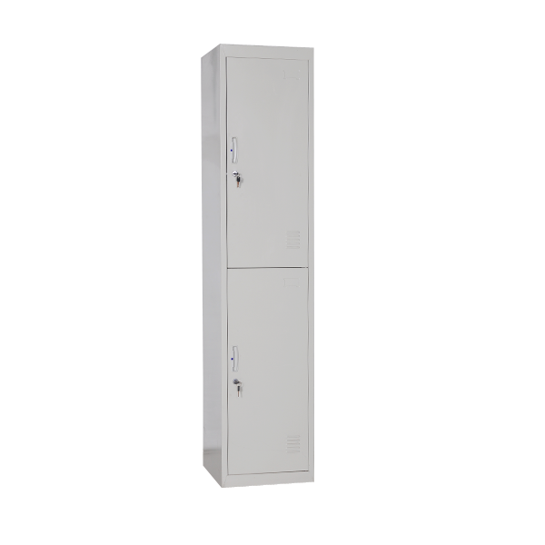 2 tier door steel locker